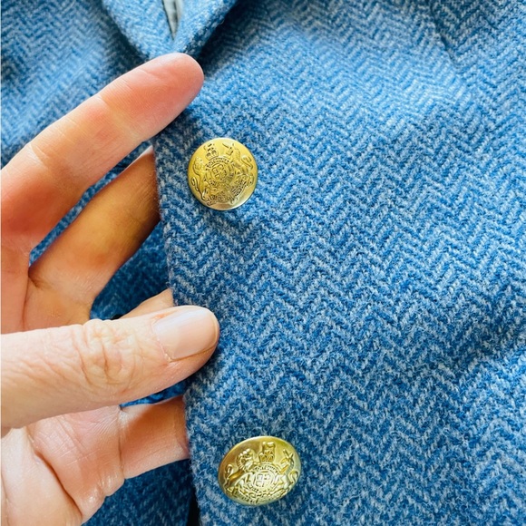 J. Crew Blue Tweed Blazer Jacket - Picture 5 of 13